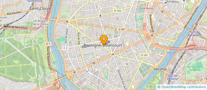 localisation de l'entreprise NET. SERVICE à BOULOGNE-BILLANCOURT