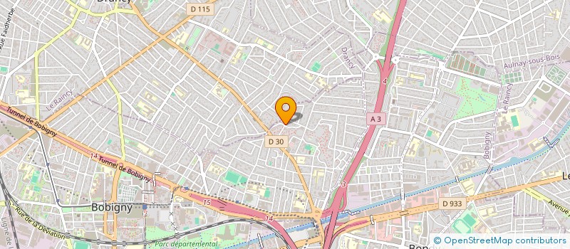 localisation de l'entreprise NET SERVICE à BOBIGNY
