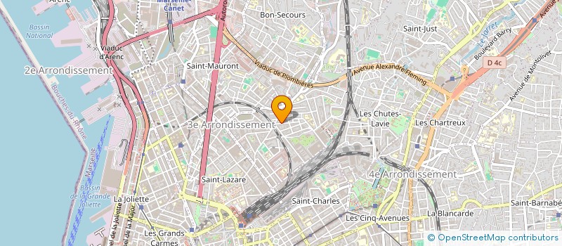 localisation de l'entreprise NET SERVICE AUTO à MARSEILLE