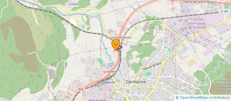 localisation de l'entreprise NET SERVICE NETTOYAGE à GARDANNE