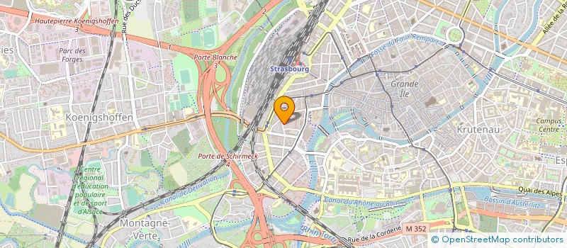 localisation de l'entreprise NET SERVICE & PROPRETE à STRASBOURG