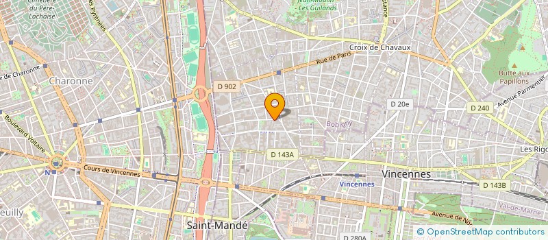 localisation de l'entreprise NET SERVICES à MONTREUIL