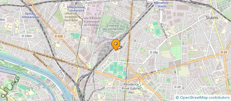 localisation de l'entreprise NET SERVICES  SAINT-DENIS