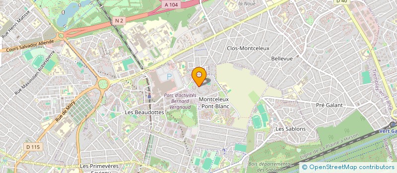 localisation de l'entreprise NET-SGBN à SEVRAN