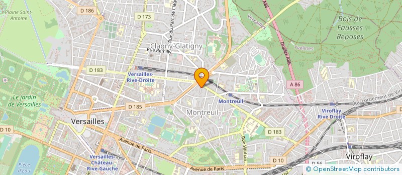 localisation de l'entreprise NET STRATEGY AND MANAGEMENT à VERSAILLES