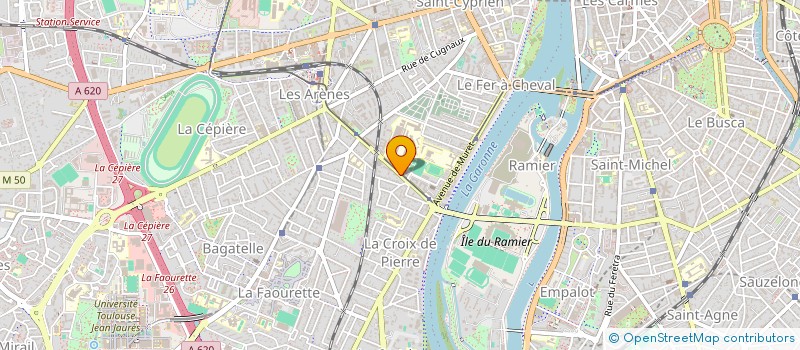 localisation de l'entreprise NET-STUDIOS à TOULOUSE