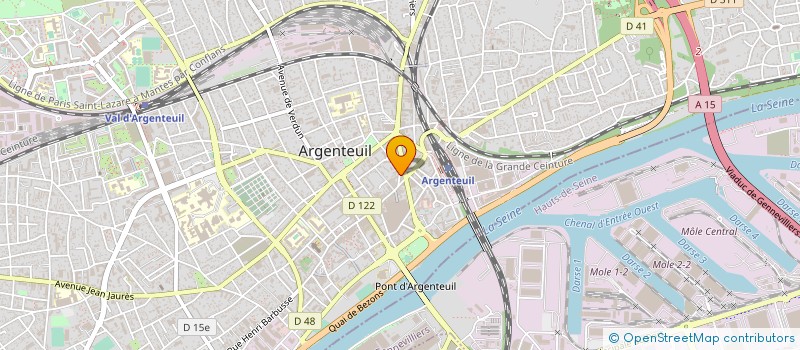 localisation de l'entreprise NET SYSTEM  ARGENTEUIL