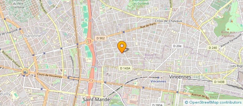 localisation de l'entreprise NET TELECOM à MONTREUIL