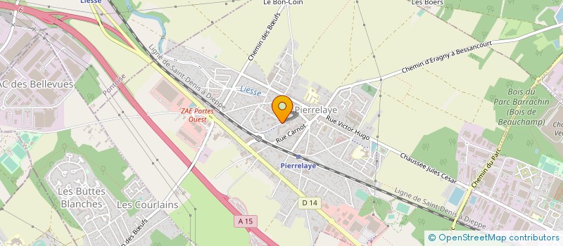 localisation de l'entreprise NET-TELECOM CONNECT  PIERRELAYE