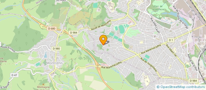 localisation de l'entreprise NET TIME S.A. à LE CREUSOT