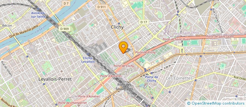 localisation de l'entreprise NET TRADE à CLICHY