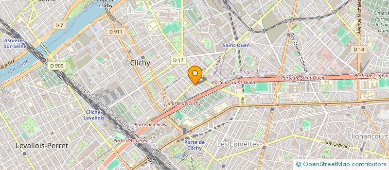 localisation de l'entreprise NET'ULTRA SERVICES à CLICHY