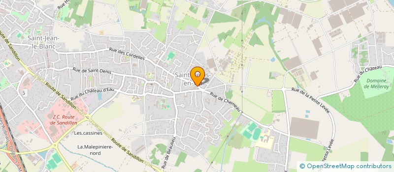 localisation de l'entreprise NET V.O. à SAINT-DENIS-EN-VAL