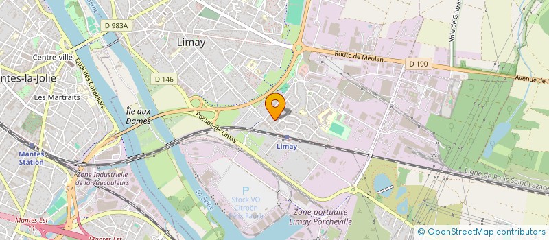 localisation de l'entreprise NET-VAP-ECO  LIMAY