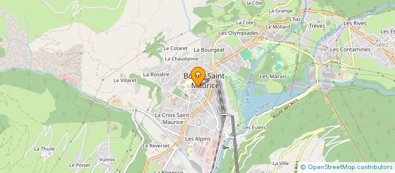 localisation de l'entreprise NET VAPE à BOURG-SAINT-MAURICE