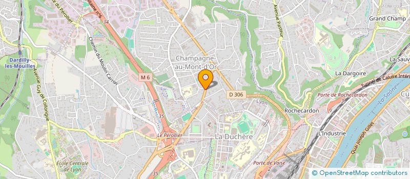 localisation de l'entreprise NET VIDEO  CHAMPAGNE-AU-MONT-D'OR