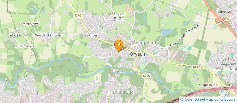 localisation de l'entreprise NET WEST à ORVAULT