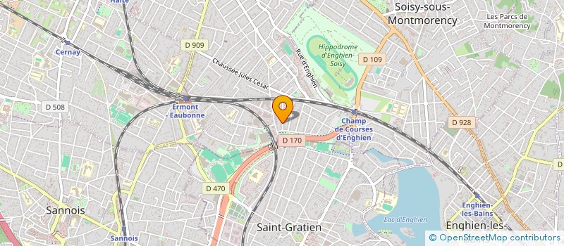 localisation de l'entreprise NET6TEAM à EAUBONNE