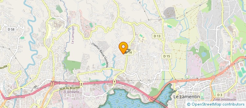 localisation de l'entreprise NET97  LE LAMENTIN