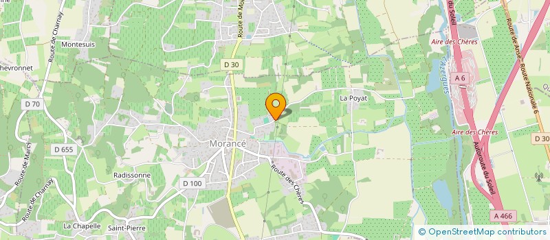 localisation de l'entreprise NETADEC  MORANCE