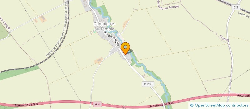 localisation de l'entreprise NETALEA  DAMPIERRE-AU-TEMPLE