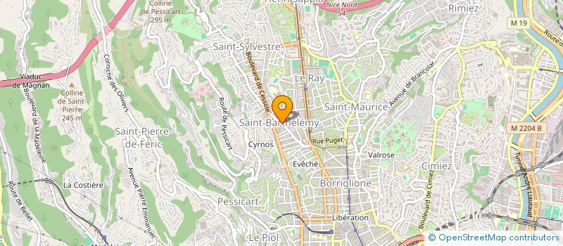 localisation de l'entreprise NETALIANCE à NICE