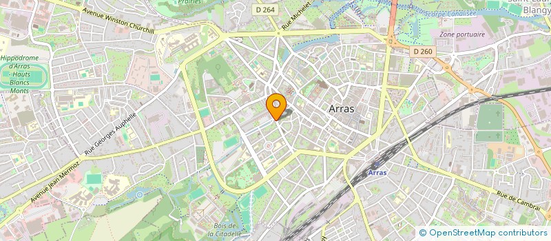 localisation de l'entreprise NETAMORPHOZ à ARRAS