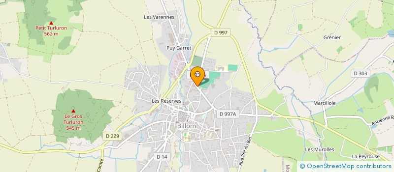 localisation de l'entreprise NETAMOUR PROD à BILLOM
