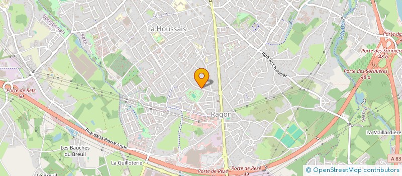 localisation de l'entreprise NETASEC à REZE