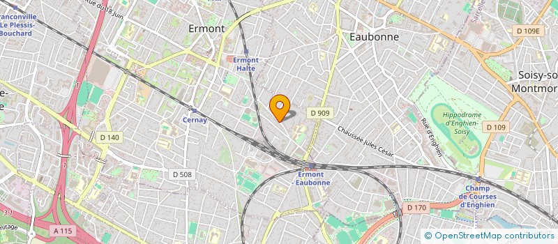 localisation de l'entreprise NETASIE à ERMONT