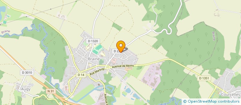 localisation de l'entreprise NETAUTO 02  BRAINE