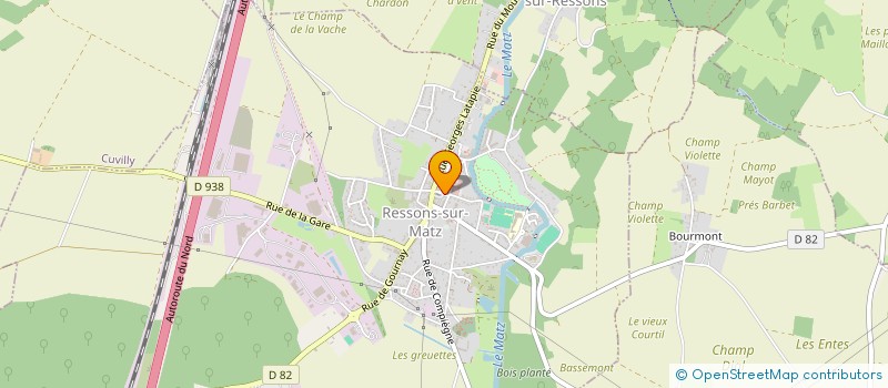 localisation de l'entreprise NETAUTO à RESSONS-SUR-MATZ