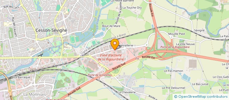 localisation de l'entreprise NETAUTO HOLDING à CESSON-SEVIGNE