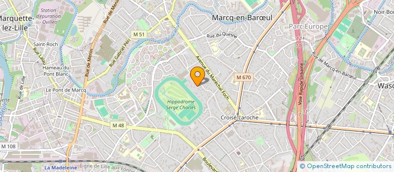localisation de l'entreprise NETAYA à MARCQ-EN-BARŒUL