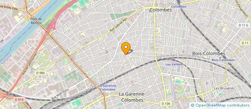localisation de l'entreprise NETBAT  COLOMBES