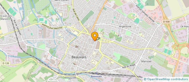 localisation de l'entreprise NETBENEFIT  BEAUVAIS