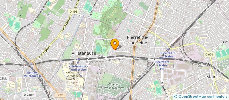localisation de l'entreprise NETCABLE à PIERREFITTE-SUR-SEINE