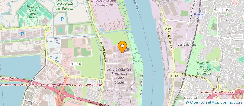 localisation de l'entreprise NETCO MEDITERRANEE  BORDEAUX