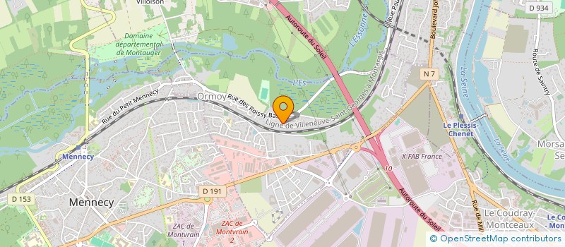 localisation de l'entreprise NETCOLLAB  ORMOY