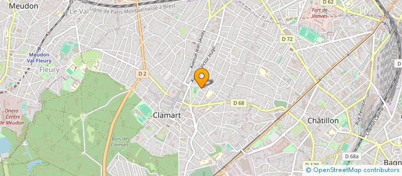 localisation de l'entreprise NETCOM SYSTEMS à CLAMART