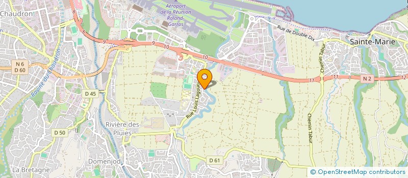 localisation de l'entreprise NETDEV CREATIVE  SAINTE-MARIE