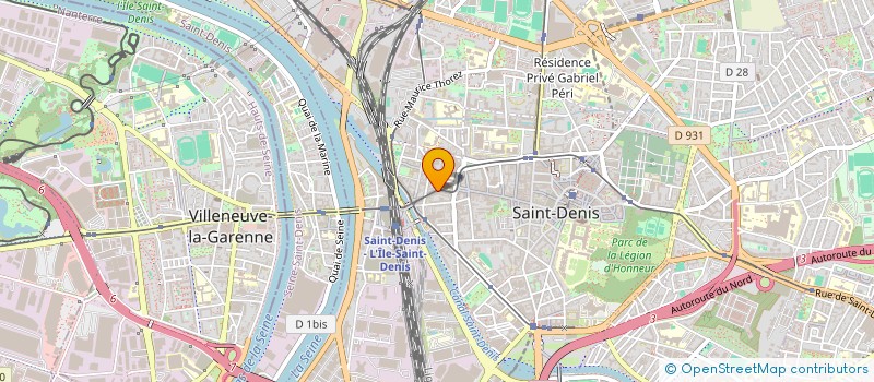 localisation de l'entreprise NETELEC à SAINT-DENIS