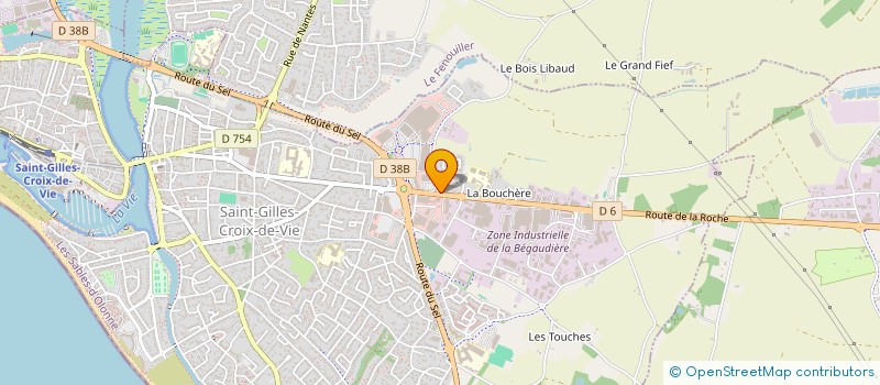 localisation de l'entreprise NETELIMM à SAINT-GILLES-CROIX-DE-VIE