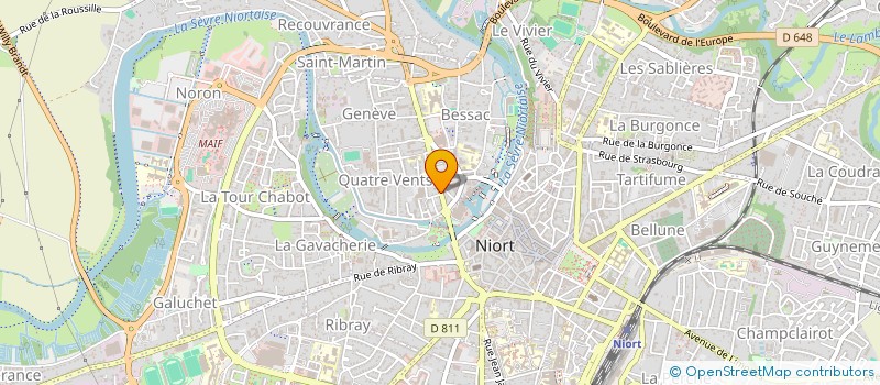 localisation de l'entreprise NETEX FRANCE DIFFUSION à NIORT