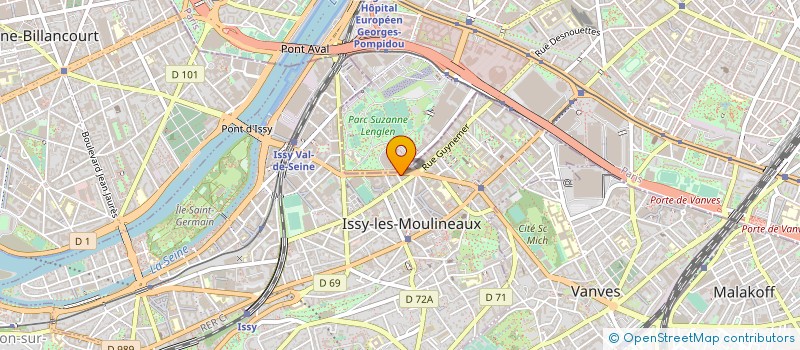 localisation de l'entreprise NETEXPLORER à ISSY-LES-MOULINEAUX
