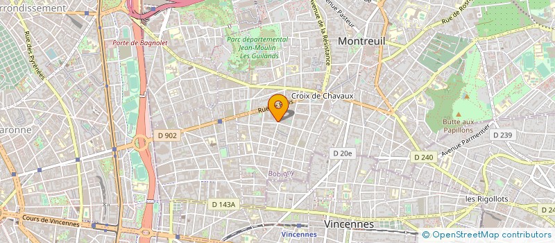 localisation de l'entreprise NETEXPRESS FRANCE à MONTREUIL