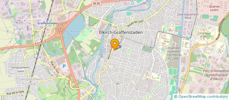 localisation de l'entreprise NETFACTO.NET  ILLKIRCH-GRAFFENSTADEN