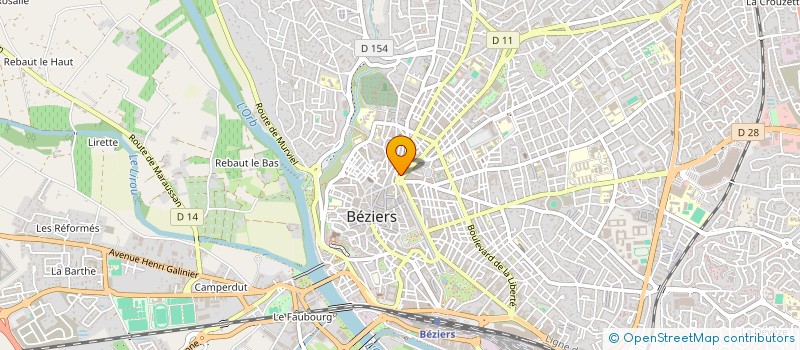 localisation de l'entreprise NETFINANCEMENT.COM à BEZIERS