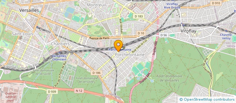 localisation de l'entreprise NETFLOM à VERSAILLES