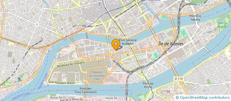 localisation de l'entreprise NETFRET à NANTES